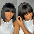 Yaki Straight Bob Wig with Bangs